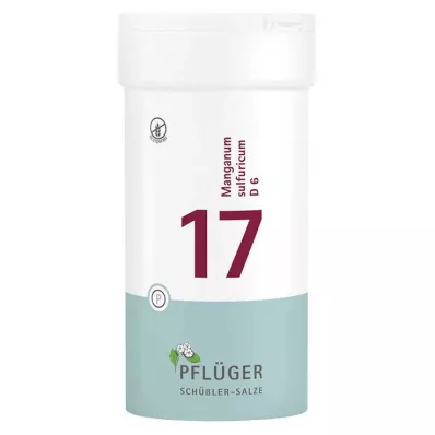 BIOCHEMIE Pflüger 17 Manganum sulphuricum D 6 δισκία, 400 τεμάχια