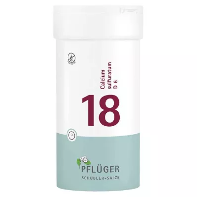 BIOCHEMIE Pflüger 18 Calcium sulphuratum D 6 δισκία, 400 τεμάχια