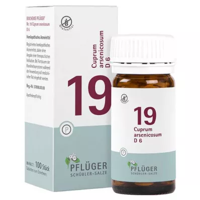 Biochemistry Pflueger 19 Cuprum arsenicosum D 6 ταμπλέτες, 100 τεμ