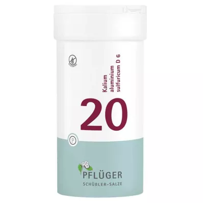 Biochemistry Pflueger 20 Potassium aluminium sulfuricum D 6 ταμπλέτες, 400 τεμ