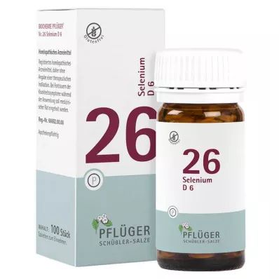 Biochemistry Pflueger 26 Selenium D 6 δισκία, 100 τεμ Biochemistry Pflueger 26 Selenium D 6 δισκία, 100 τεμ