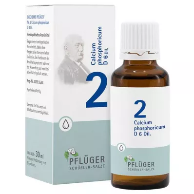 Biochemistry Pflueger 2 Calcium phosphoricum D 6 σταγόνες, 30 ml
