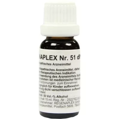 REGENAPLEX Σταγόνες No.51 dN, 15 ml