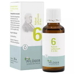 BIOCHEMIE Pflüger 6 Potassium sulphuricum D 6 σταγόνες, 30 ml