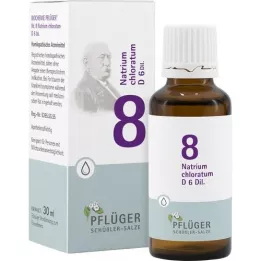 BIOCHEMIE Pflüger 8 Natrium chloratum D 6 σταγόνες, 30 ml