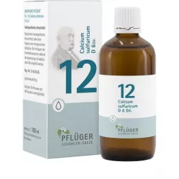 BIOCHEMIE Pflüger 12 Calcium sulphuricum D 6 στάγδην, 100 ml