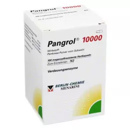 PANGROL 10.000 Σκληρές κάψουλες με εντερική επικάλυψη, 100 τεμάχια