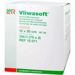 VLIWASOFT Μη υφασμένα επιθέματα 10x20 cm αποστειρωμένα 4l, 150 τεμάχια