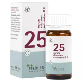 BIOCHEMIE Pflüger 25 Aurum chlorat.natron.D 6 Tab. 100 τεμ