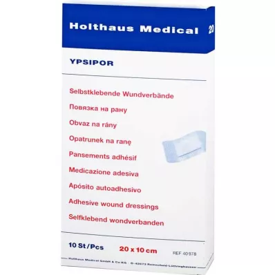 WUNDVERBAND Ypsipor αποστειρωμένο 10x20 cm, 10 τεμ WUNDVERBAND Ypsipor αποστειρωμένο 10x20 cm, 10 τεμ
