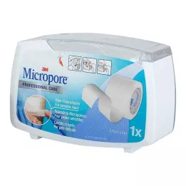 MICROPORE Μη υφασμένο επίθεμα 2,5 cmx5 w.Abr.1530NP-1SD, 1 τεμ