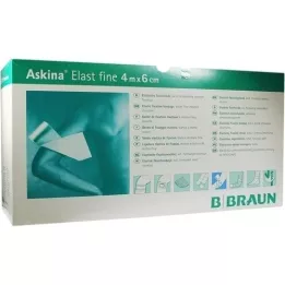 ASKINA Επίδεσμος Elast Fine 6 cmx4 m χύμα, 100 τεμάχια