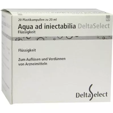 AQUA AD iniectabilia πλαστικό, 20X20 ml