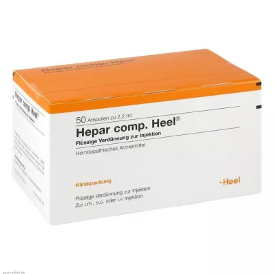 HEPAR COMP.Αμπούλες φτέρνας, 50 τεμ