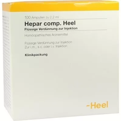 HEPAR COMP.Αμπούλες φτέρνας, 100 τεμ