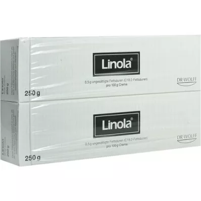 LINOLA Κρέμα γάλακτος, 2X250 g