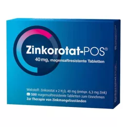 ZINKOROTAT POS δισκία με εντερική επικάλυψη, 500 τεμάχια