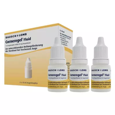 Το Corneregel® Fluid υποστηρίζει την επούλωση πληγών των ματιών, 3X10 ml