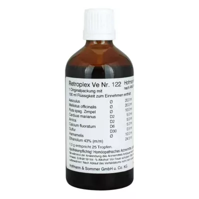 RETROPLEX VE Σταγόνες No.122, 100 ml