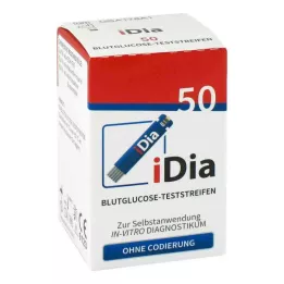 IDIA IME-DC Δοκιμαστικές ταινίες γλυκόζης αίματος, 50 τεμάχια