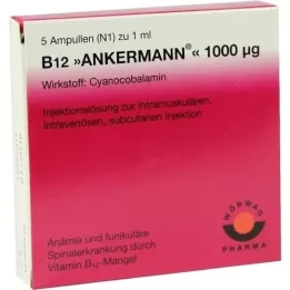 B12 ANKERMANN Αμπούλες 1.000 μg, 5X1 ml