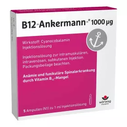 B12 ANKERMANN Αμπούλες 1.000 μg, 5X1 ml