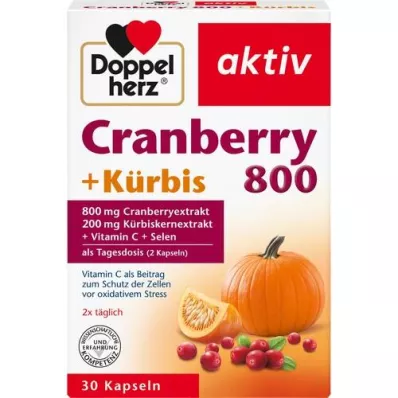 DOPPELHERZ Κάψουλες Cranberry+Pumpkin, 30 κάψουλες