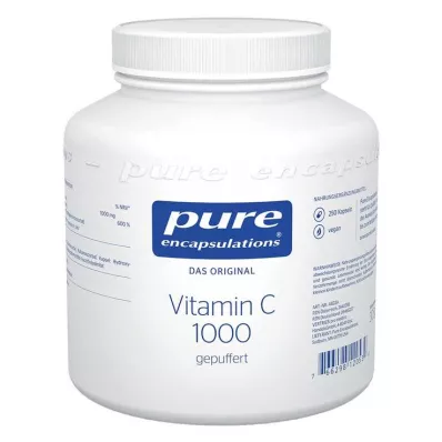 PURE ENCAPSULATIONS Βιταμίνη C 1000 φουσκωτές κάψουλες, 250 τεμάχια