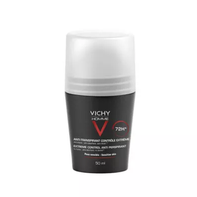 VICHY HOMME Αποσμητικό Αντιιδρωτικό 72h extreme Cont., 50 ml