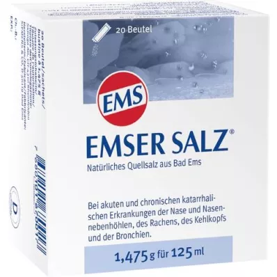 EMSER Αλάτι 1,475 g σε σκόνη, 20 τεμάχια