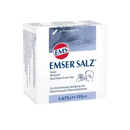 EMSER Αλάτι 1,475 g σε σκόνη, 20 τεμάχια