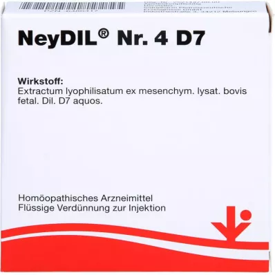 NEYDIL No.4 D 7 αμπούλες, 5X2 ml