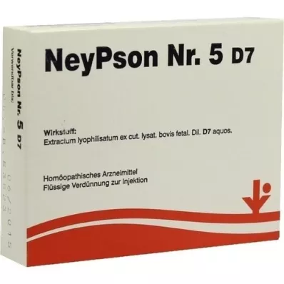 NEYPSON No.5 D 7 αμπούλες, 5X2 ml