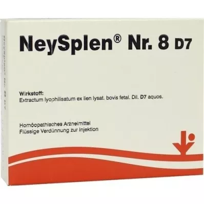 NEYSPLEN No.8 D 7 αμπούλες, 5X2 ml