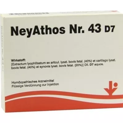 NEYATHOS No.43 D 7 αμπούλες, 5X2 ml