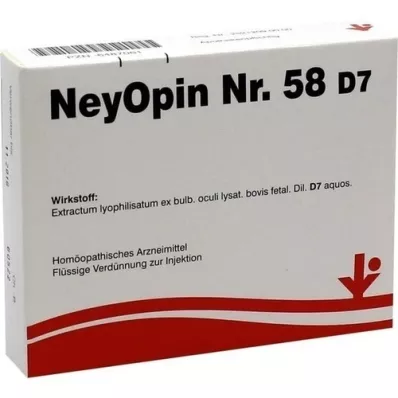 NEYOPIN No.58 D 7 αμπούλες, 5X2 ml