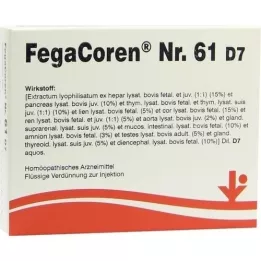 FEGACOREN No.61 D 7 αμπούλες, 5X2 ml