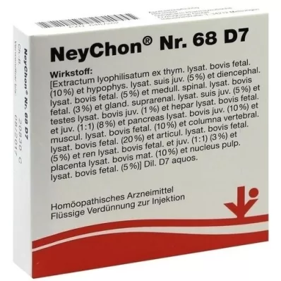 NEYCHON No.68 D 7 αμπούλες, 5X2 ml