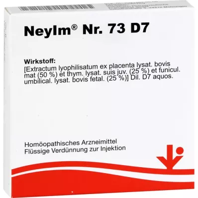 NEYIM No.73 D 7 αμπούλες, 5X2 ml