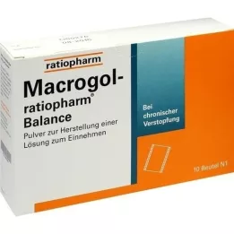 MACROGOL-ratiopharm Balance Plv.z.H.e.L.z.Einn., 10 τεμάχια