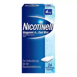 NICOTINELL Τσίχλα Cool Mint 4 mg, 24 τεμάχια