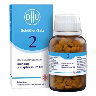 DHU Αλάτι Schüßler Νο. 2 Ταμπλέτες Calcium phosphoricum D6, 420 τεμ
