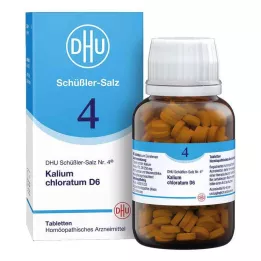 BIOCHEMIE DHU 4 Χλωριούχο κάλιο D 6 δισκία, 420 τεμάχια