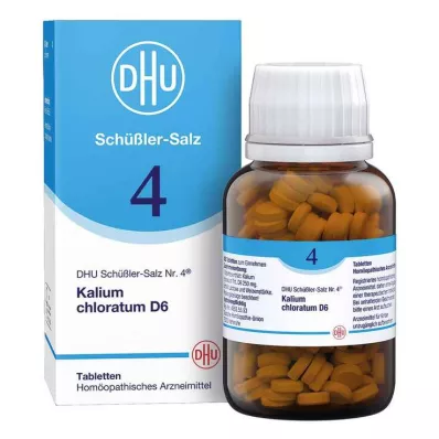 BIOCHEMIE DHU 4 Χλωριούχο κάλιο D 6 δισκία, 420 τεμάχια