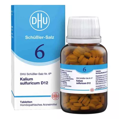BIOCHEMIE DHU 6 Potassium sulphuricum D 12 δισκία, 420 τεμάχια