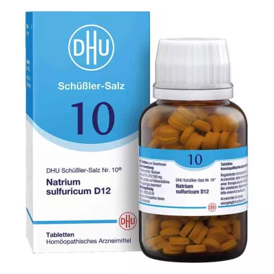 BIOCHEMIE DHU 10 Natrium sulfuricum D 12 δισκία, 420 τεμάχια