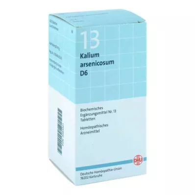 BIOCHEMIE DHU 13 Kalium arsenicosum D 6 δισκία, 420 τεμάχια