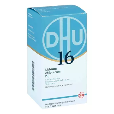 BIOCHEMIE DHU 16 δισκία χλωριούχου λιθίου D 6, 420 τεμ