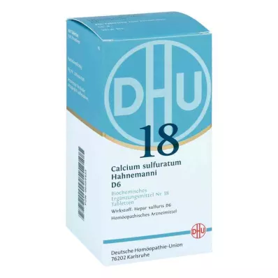 BIOCHEMIE DHU 18 Calcium sulphuratum D 6 δισκία, 420 κάψουλες