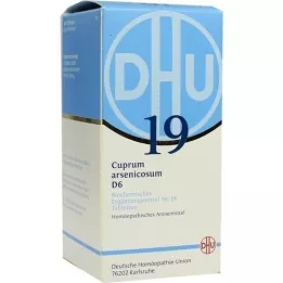 BIOCHEMIE DHU 19 Cuprum arsenicosum D 6 δισκία, 420 κάψουλες